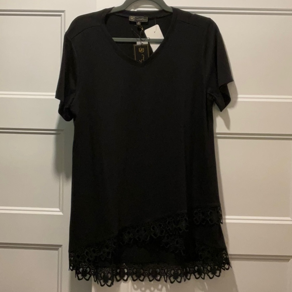 DC Black V-Neck Top